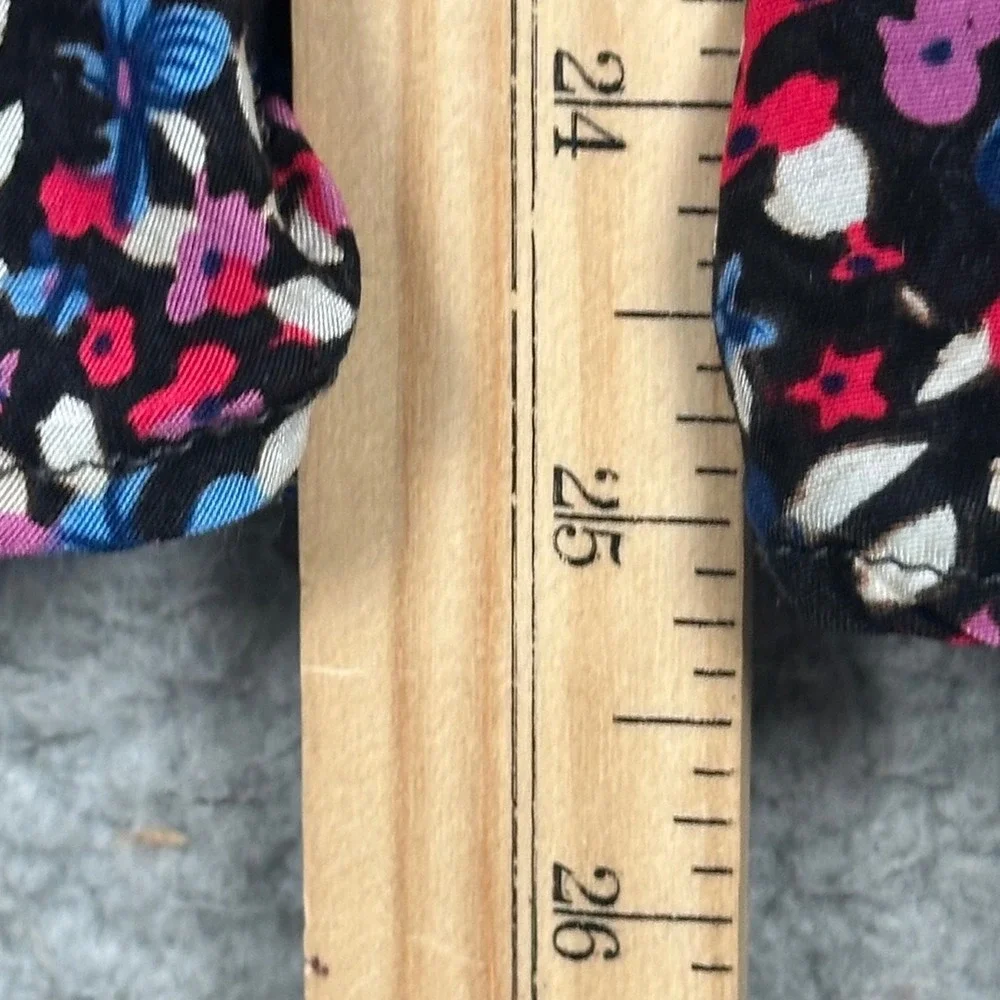 Free People Everyone We Know Floral Mini Dress Women's 6 Ruffle Hem Boho Summer - Picture 12 of 16